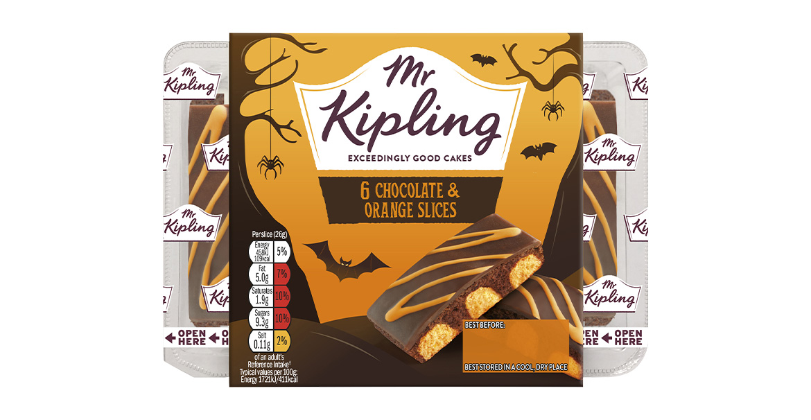 Mr Kipling Halloween slices