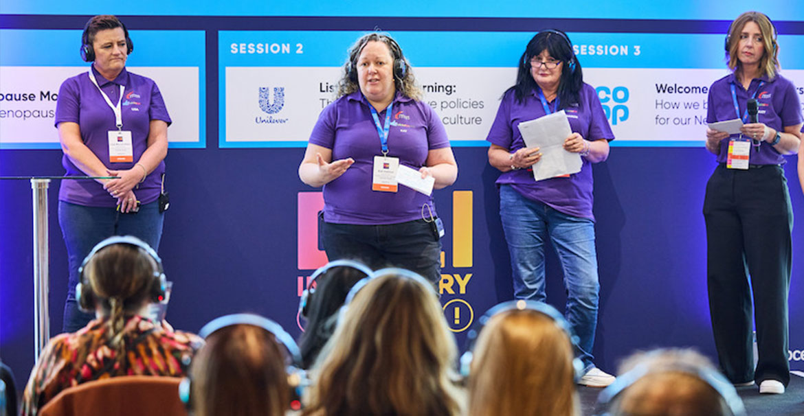 Menopause Warriors at a talk