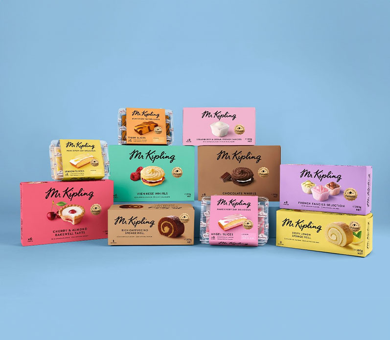 Various Mr Kipling boxes