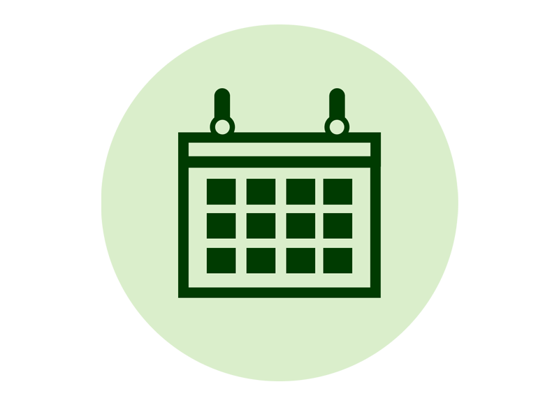 financial calendar icon